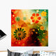 flowers background design Wall Mural