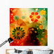 flowers background design Wall Mural