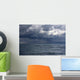 Storm over the sea Wall Mural