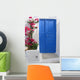 Blue Santorini Door Wall Mural