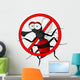 stop mosquito cartoon Wall Decal