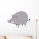Boar vector Wall Decal