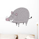 Boar vector Wall Decal