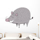Boar vector Wall Decal