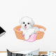 White fluffy dog Wall Decal