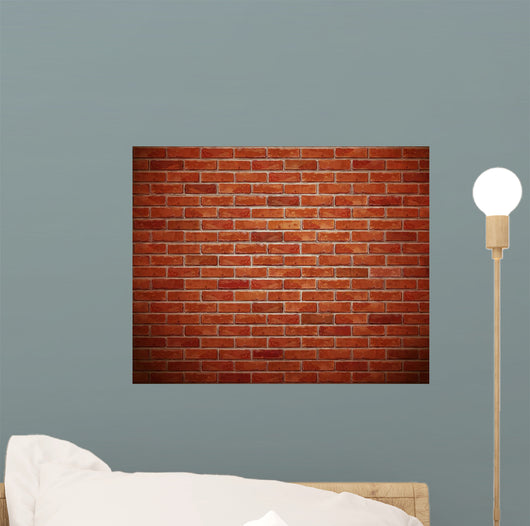 Red Brick Wall Wall Decal