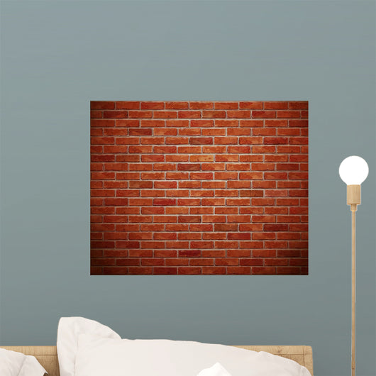 Red Brick Wall Wall Decal