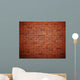 Red Brick Wall Wall Decal