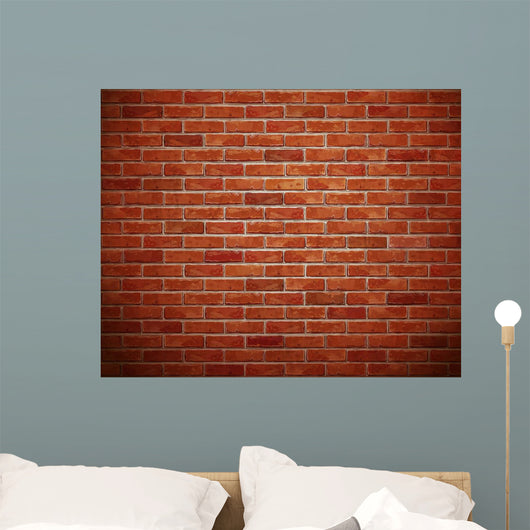 Red Brick Wall Wall Decal