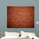 Red Brick Wall Wall Decal
