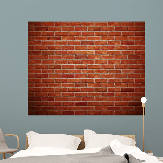 Red Brick Wall Wall Decal