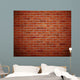 Red Brick Wall Wall Decal