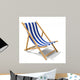 Deck Chair with Blue
