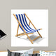 Deck Chair with Blue