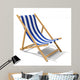 Deck Chair with Blue