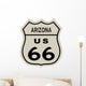 Route 66 sign, Arizona state. High resolution illustration Wall Decal