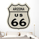 Route 66 sign, Arizona state. High resolution illustration Wall Decal