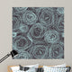 Seamless Abstract Line Spirals Pattern Wall Decal