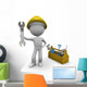 Little Carpentry Worker Wall Decal
