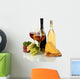 Wine Bottles and Glasses Wall Decal