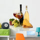 Wine Bottles and Glasses Wall Decal