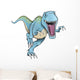 Tyrannosaurus Rex Dinosaur Vector Illustration Wall Decal