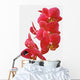Red Orchid Wall Decal