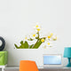 White Frangipani White Wall Mural