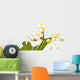 White Frangipani White Wall Mural