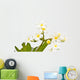 White Frangipani White Wall Mural