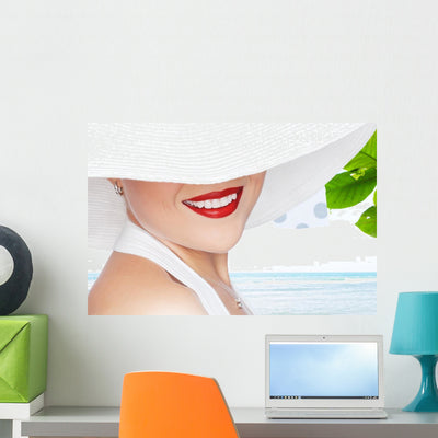 Smile shown on a wall