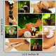 spa collage Wall Mural