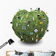 Data apple Wall Decal