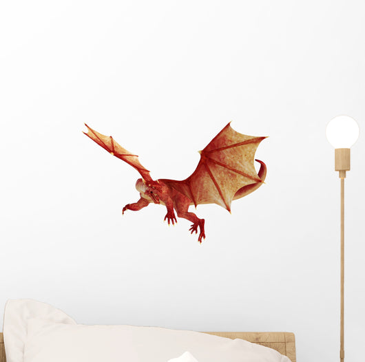 Red Dragon Wall Decal