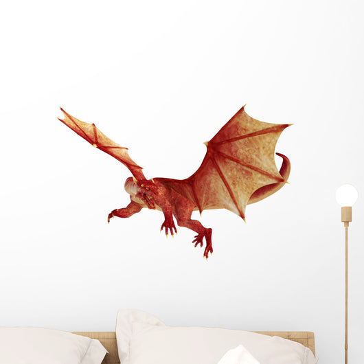 Red Dragon Wall Decal