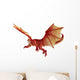 Red Dragon Wall Decal