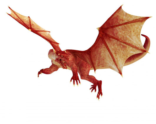 Red Dragon Wall Decal