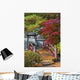 Japanese bridge Wall Mural