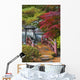 Japanese bridge Wall Mural
