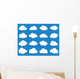 Collection of Vector Clouds Wall Decal