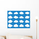 Collection of Vector Clouds Wall Decal