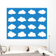 Collection of Vector Clouds Wall Decal