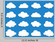 Collection of Vector Clouds Wall Decal