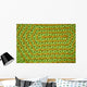 Green and Orange Loom Wall Mural