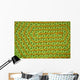 Green and Orange Loom Wall Mural