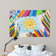 Child's Drawing Wall Mural