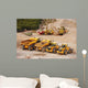 Arial-view Construction Vehicles Wall Decal
