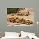 Arial-view Construction Vehicles Wall Decal