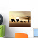 Elephants Wall Mural