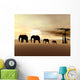 elephants Wall Mural
